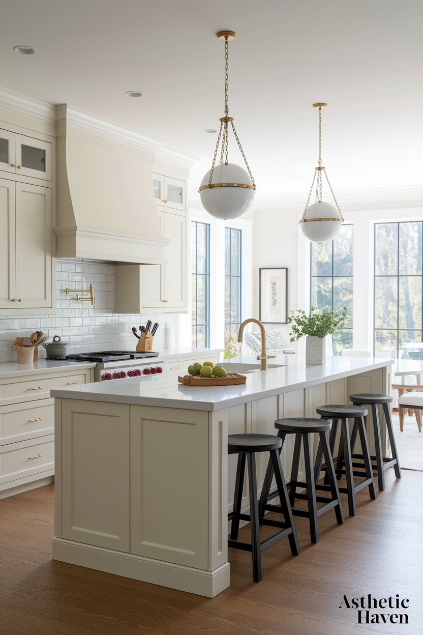 Double Islands in Average-Sized Kitchens