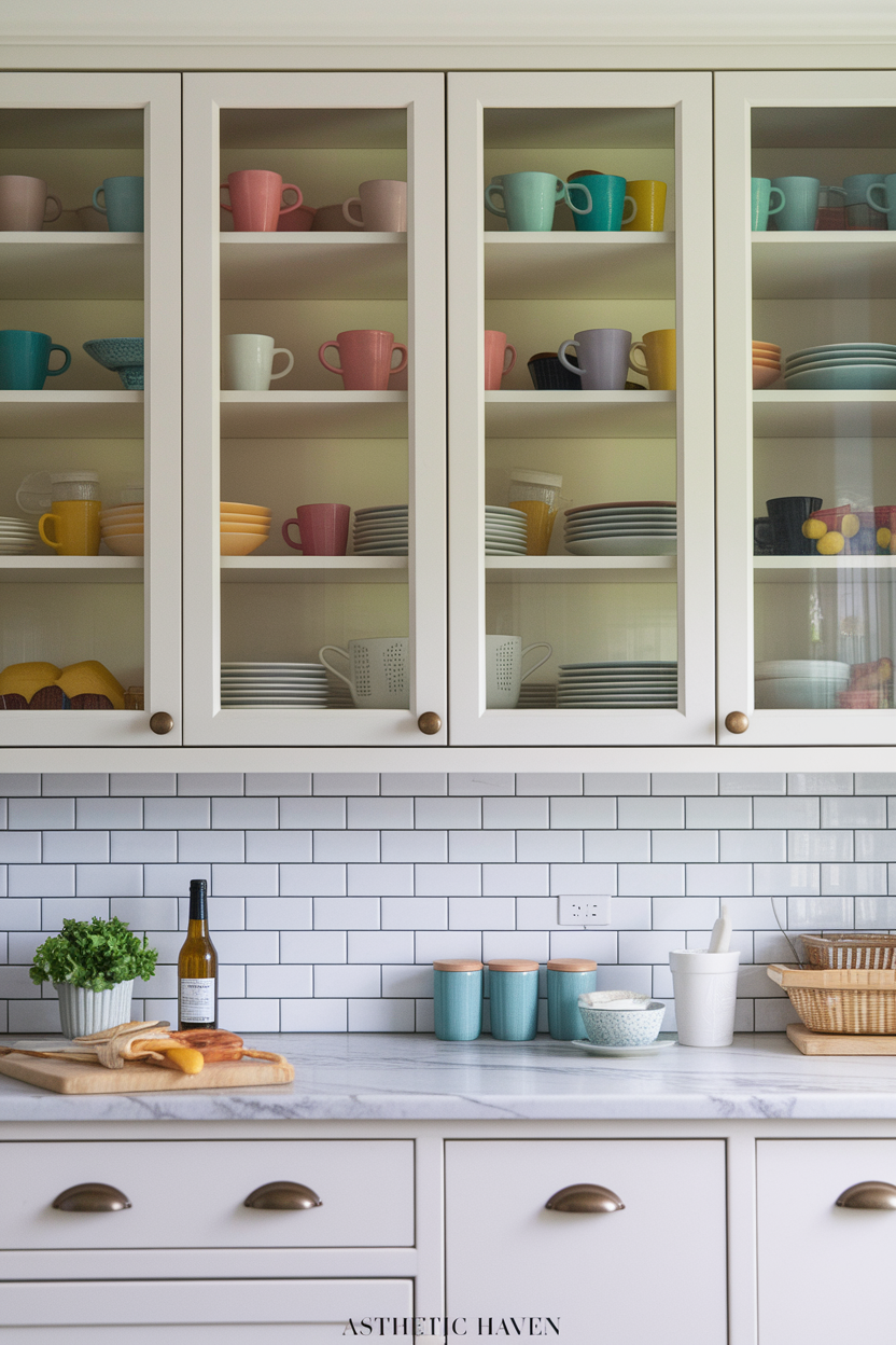 Glass-Front Cabinets That Expose Everything