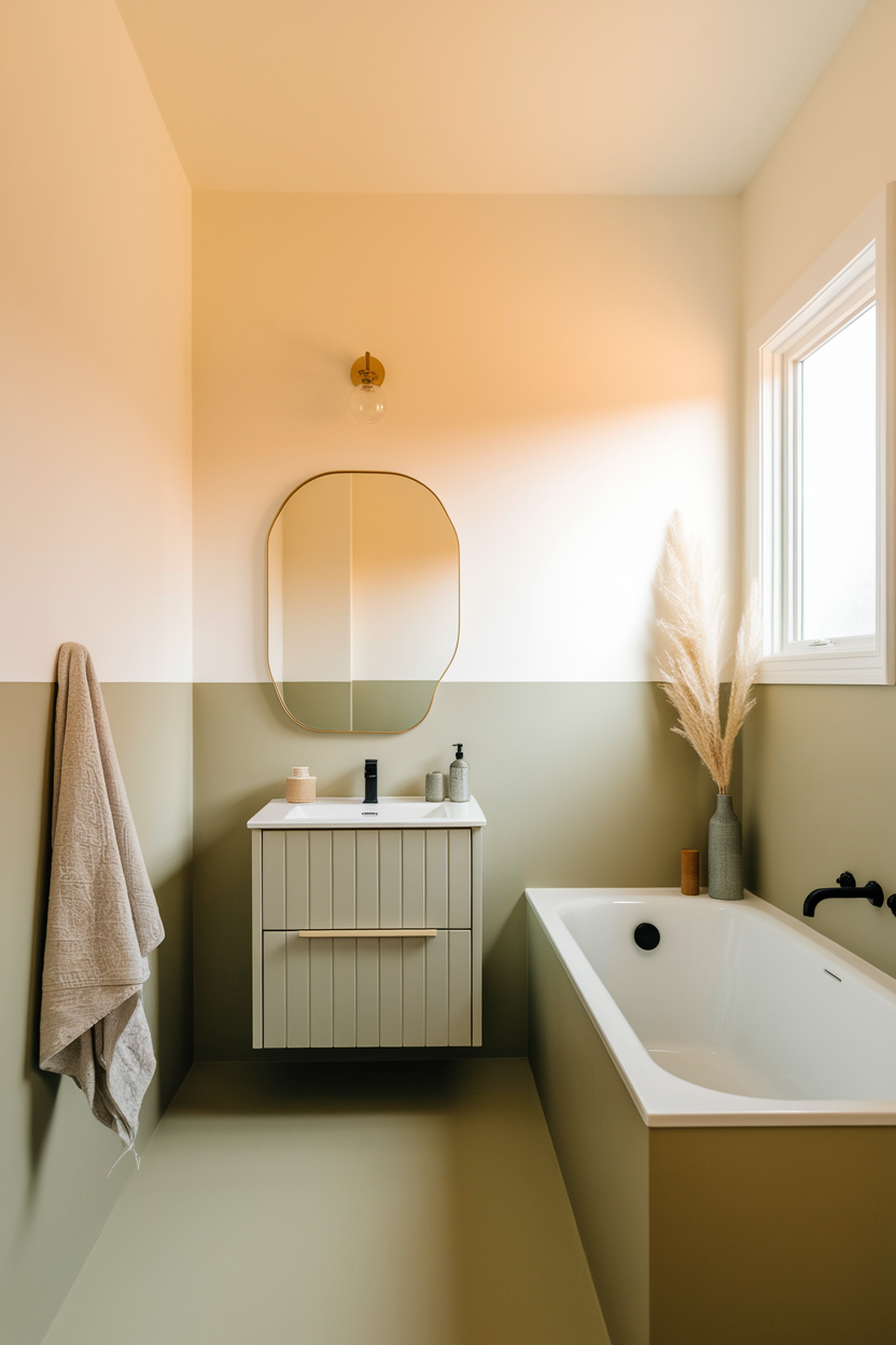 Brighten the Walls With Fresh Bathroom Paint