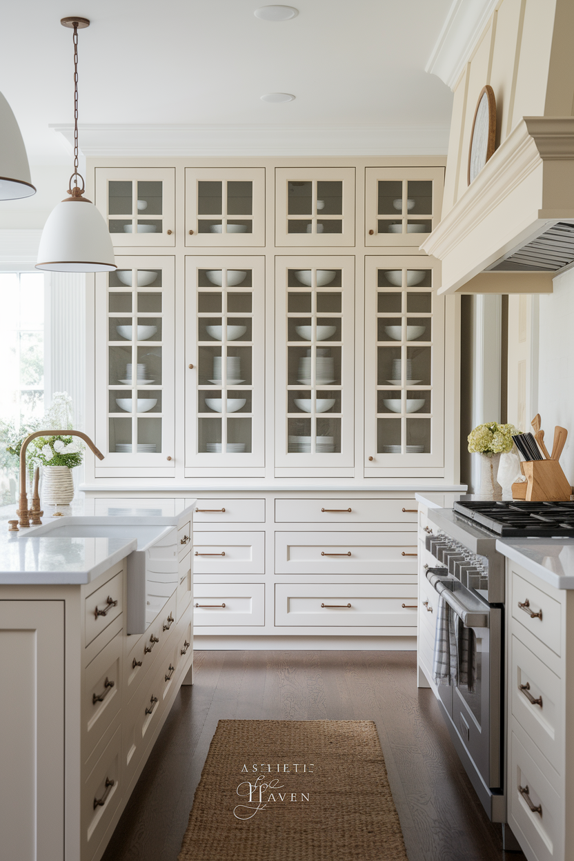 Bin Pulls Used Throughout the Kitchen