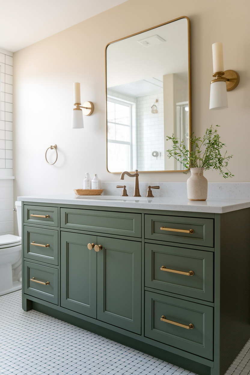 Paint the Existing Vanity Instead of Replacing It