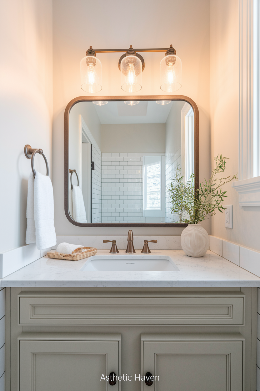 Improve the Bathroom Lighting for a Brighter Look