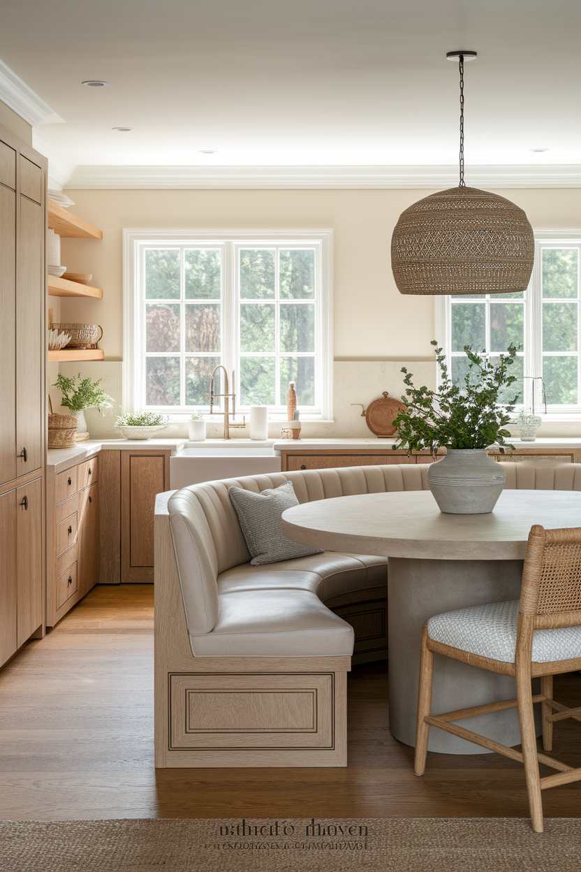 Include Built-In Banquette Seating