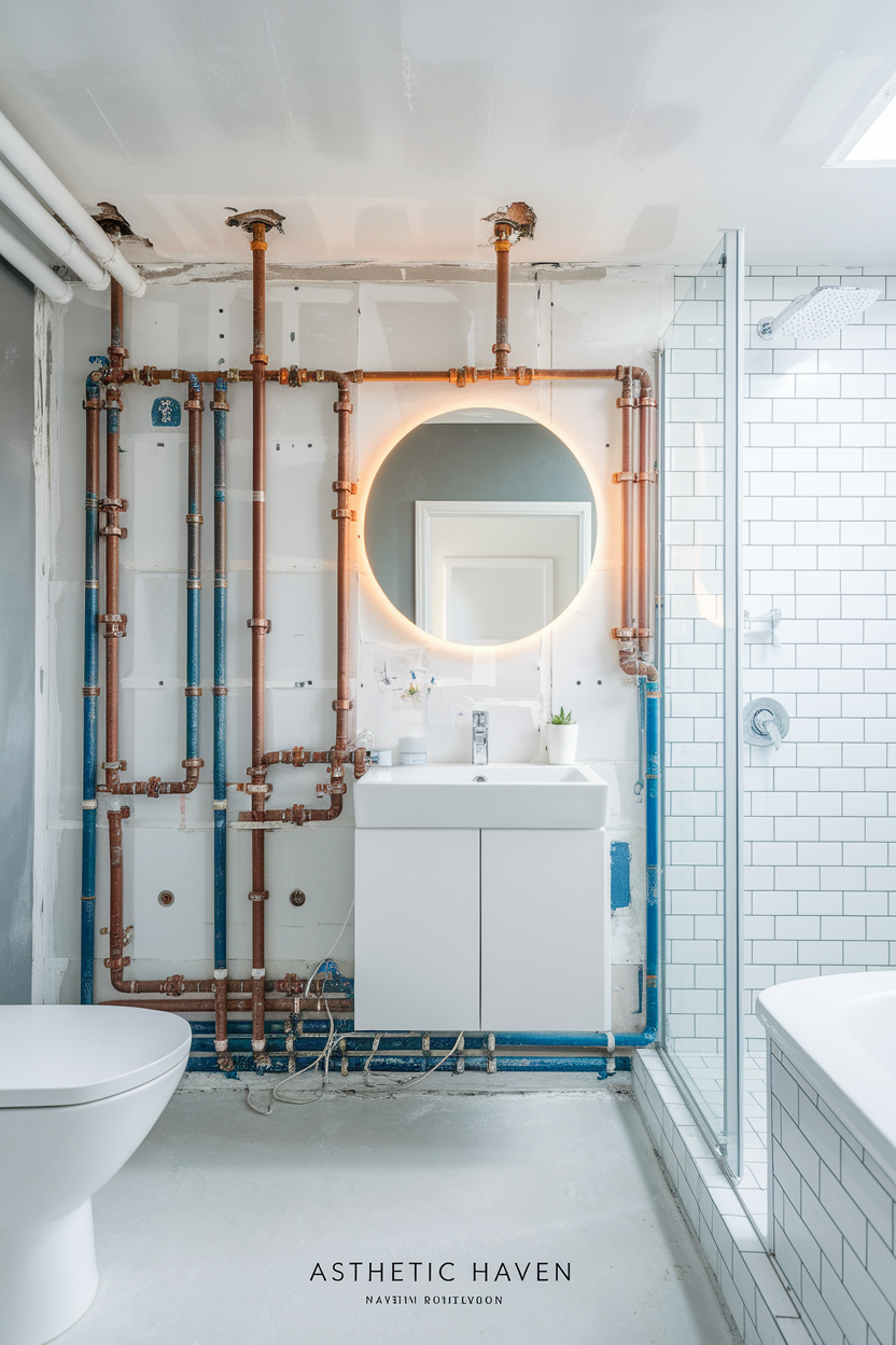 Moving Plumbing and Electrical Points Without Care