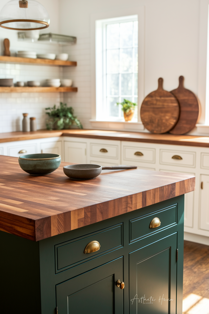 Finish the Island With Butcher Block