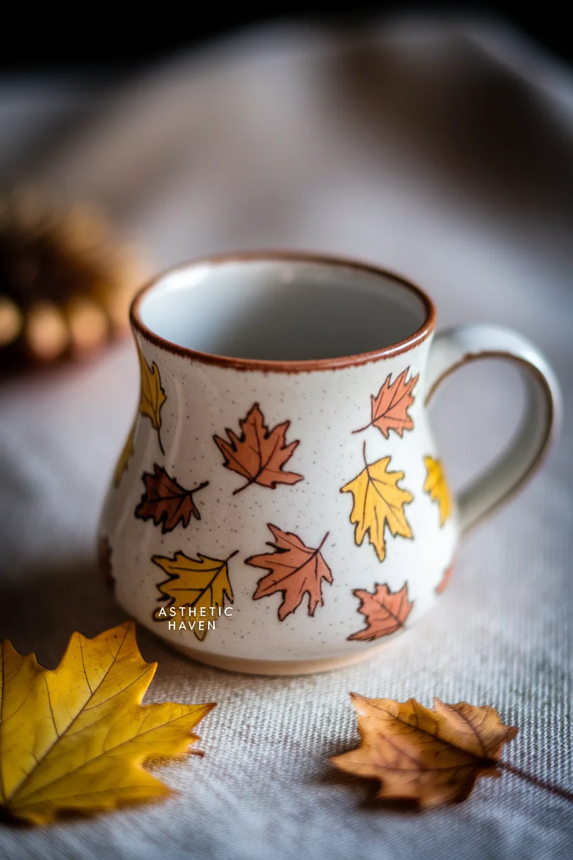 7. Cozy Autumn Leaf Scatter