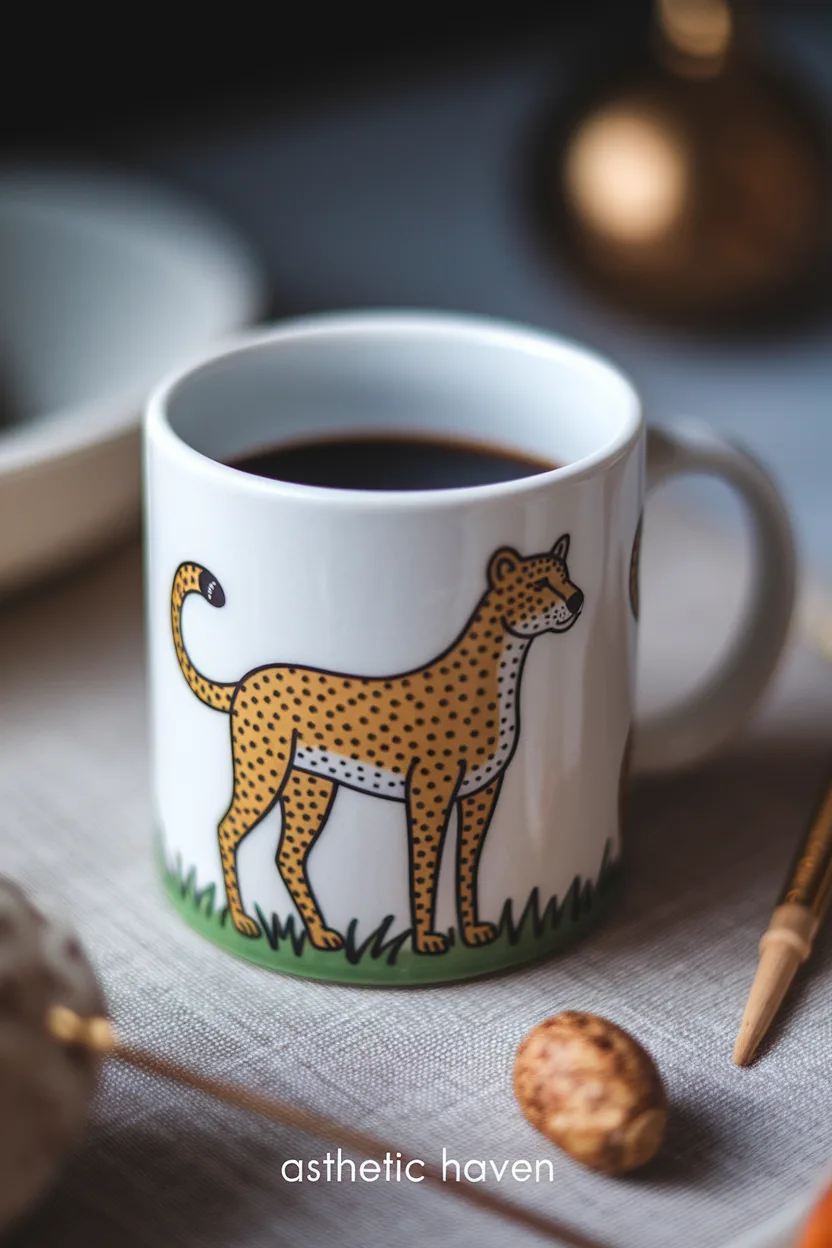 16. Playful Animal Print Cheetah