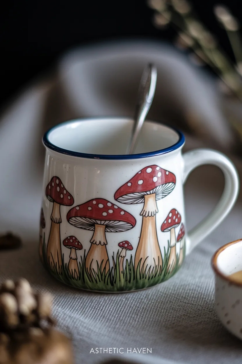 19. Whimsical Mushroom Forest