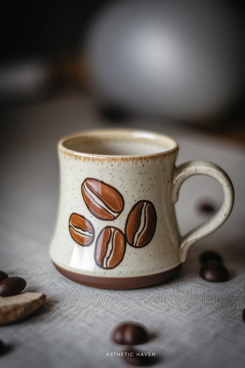 24. Coffee Bean Motif