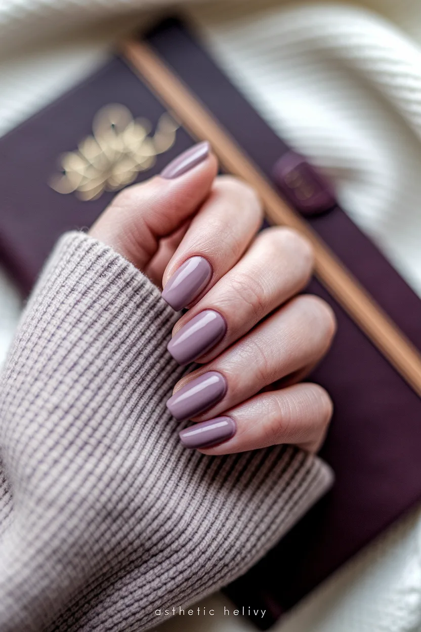25 Cute Back to School Nail Ideas for a Stylish Semester 3 2. Matte Fall Solids