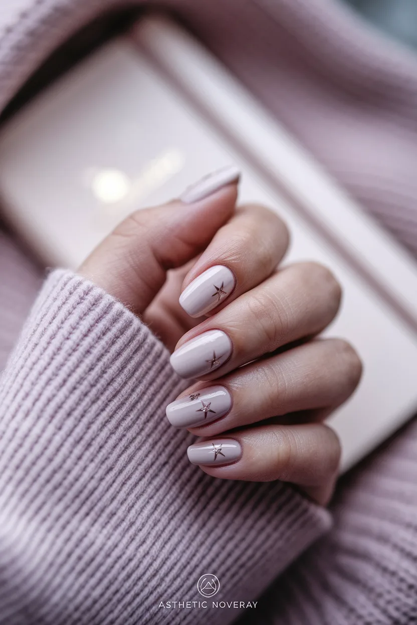 25 Cute Back to School Nail Ideas for a Stylish Semester 14 13. Tiny Star Details