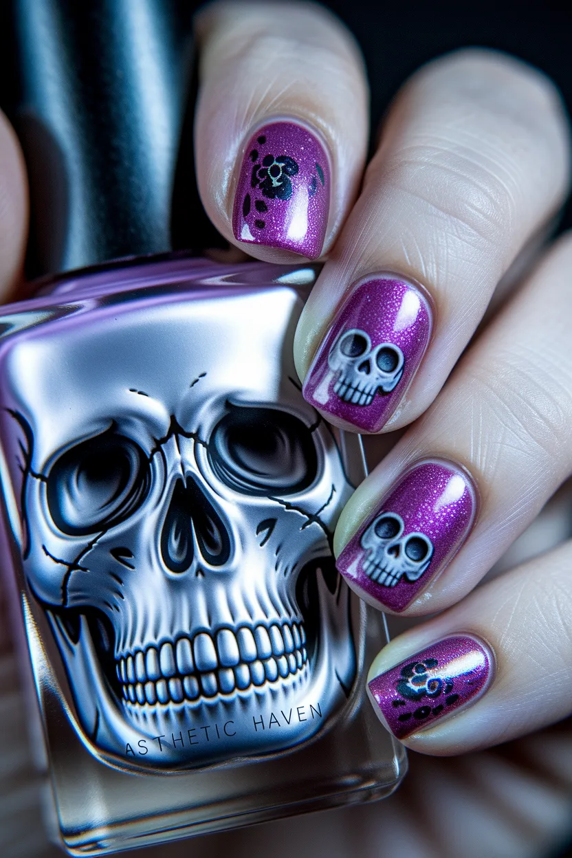 5. Glow Dark Skulls