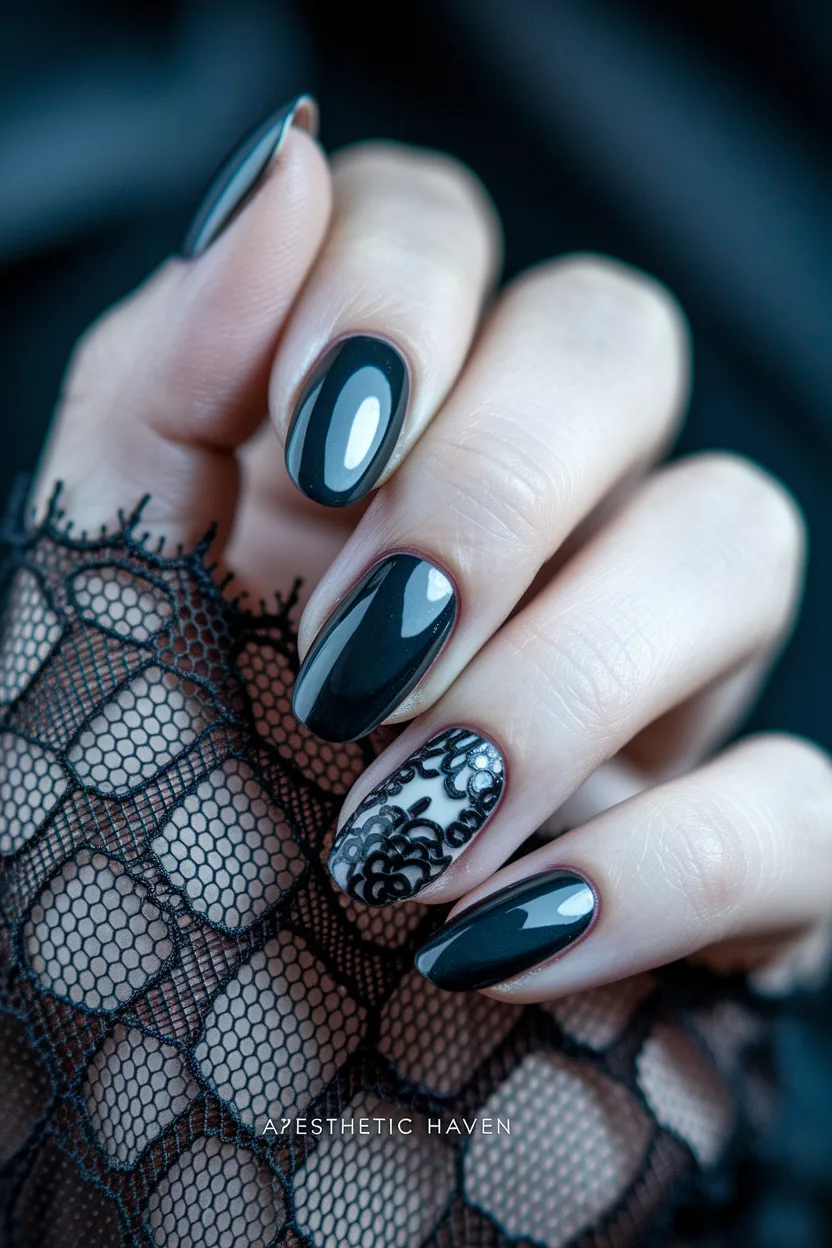 12. Elegant Gothic Lace