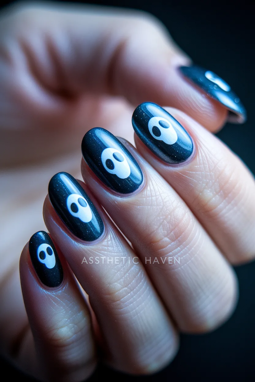 21. Shimmering Ghost Silhouettes