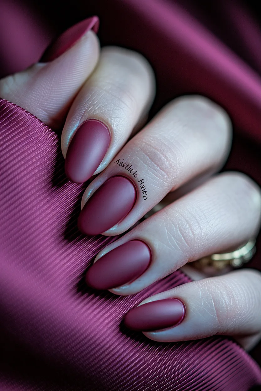 31. Matte Crimson Claws