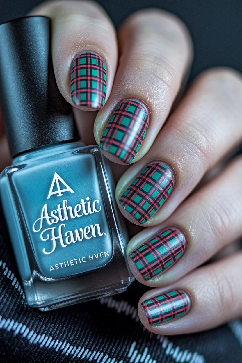 32. Plaid Grunge Halloween