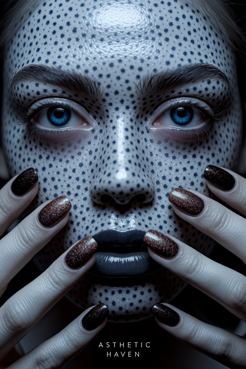 34. Abstract Creepy Faces